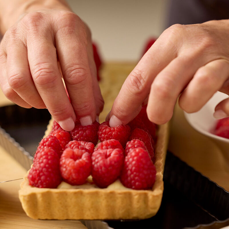 Paiform rektangulær 35×11 cm, mørkegrå