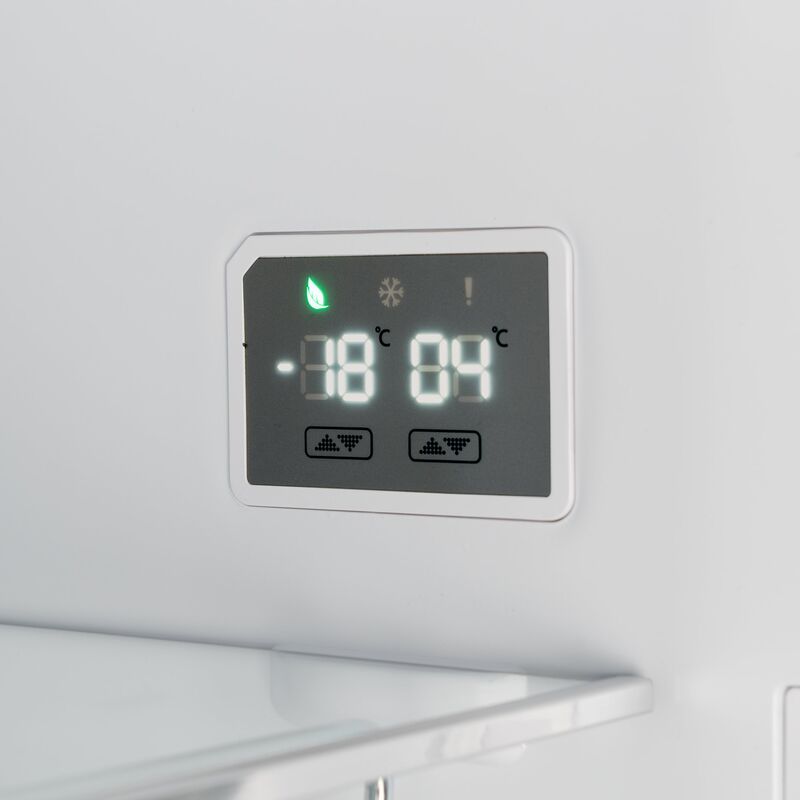 fristående kyl/frys 192 x 70 cm, rostfri