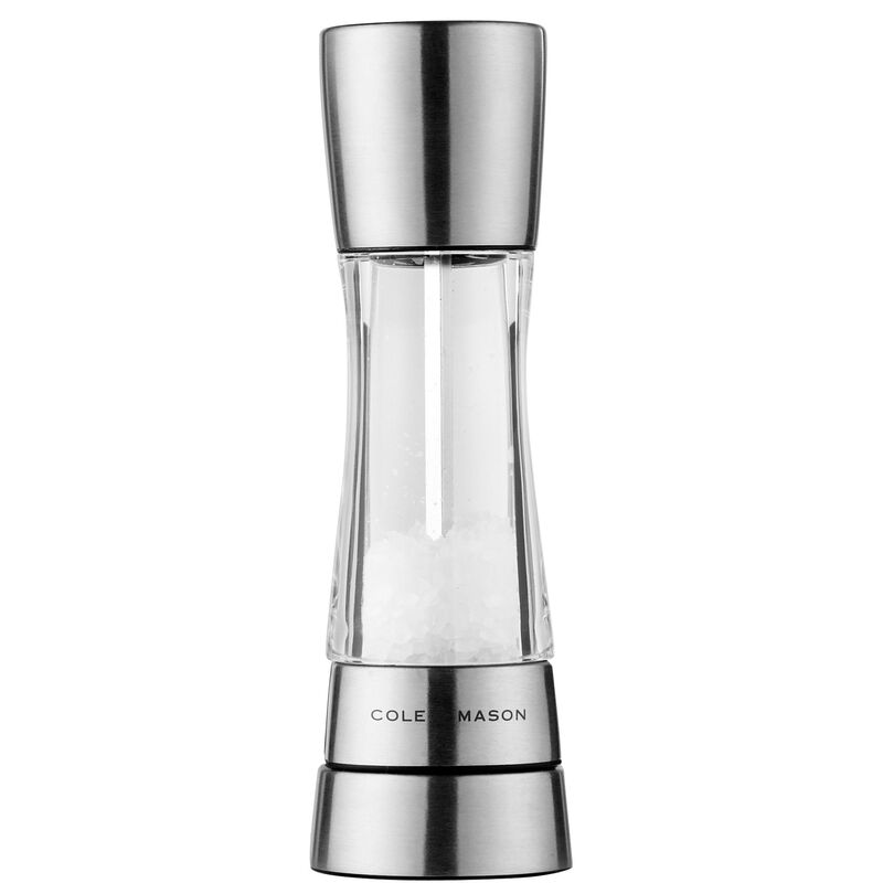 salt och peppar set, 19 cm, stål/acryl