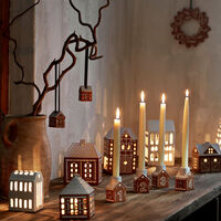 Kähler Gingerbread joulukoriste 2 kpl 5 cm, ruskea