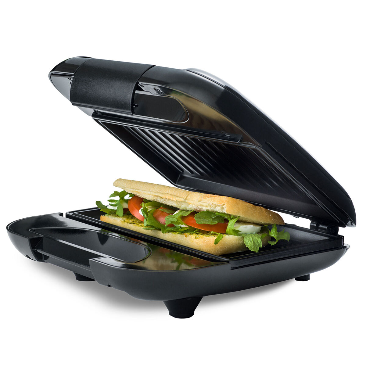 Smørbrødgrill 750 watt, svart