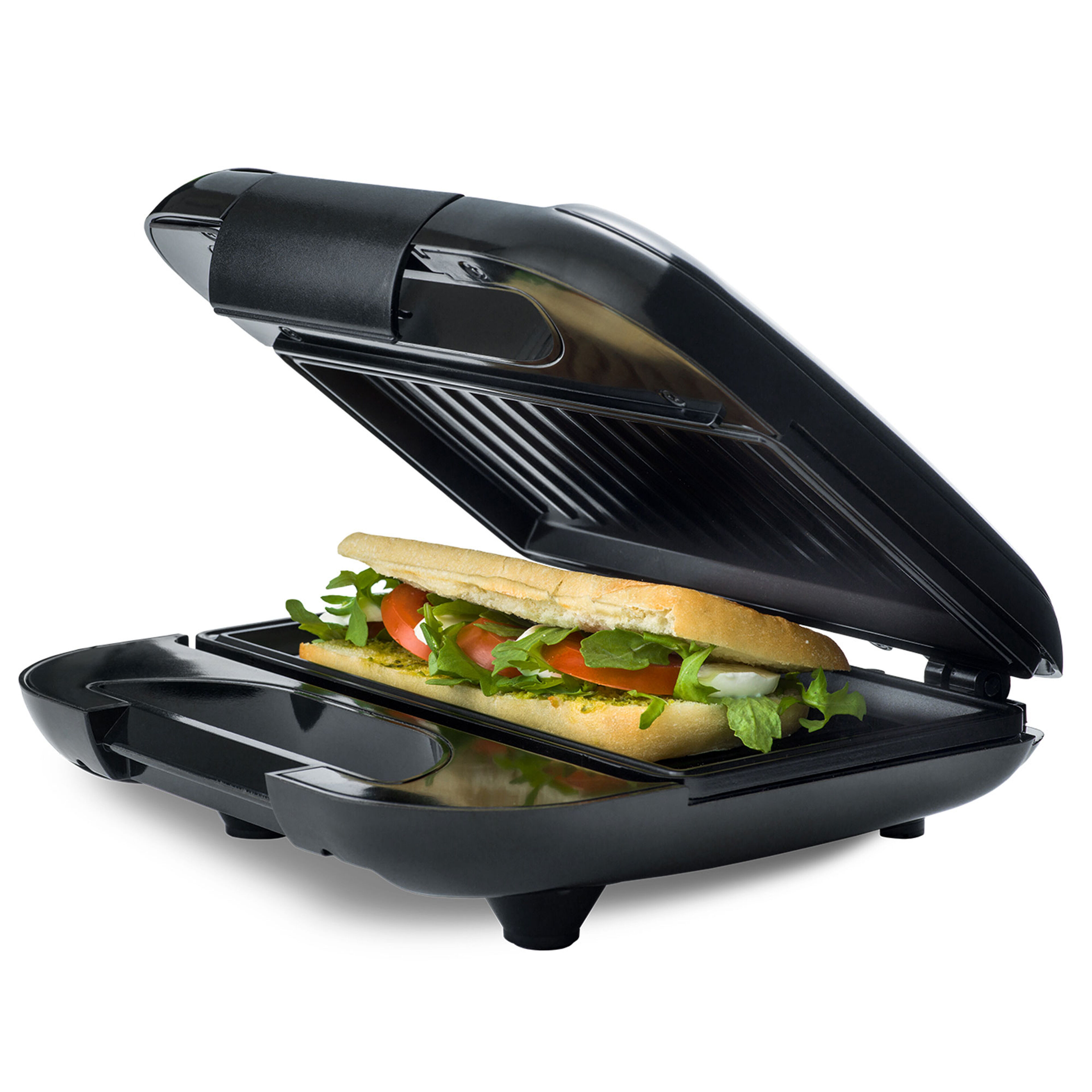 Smörgåsgrill 750 watt, svart 