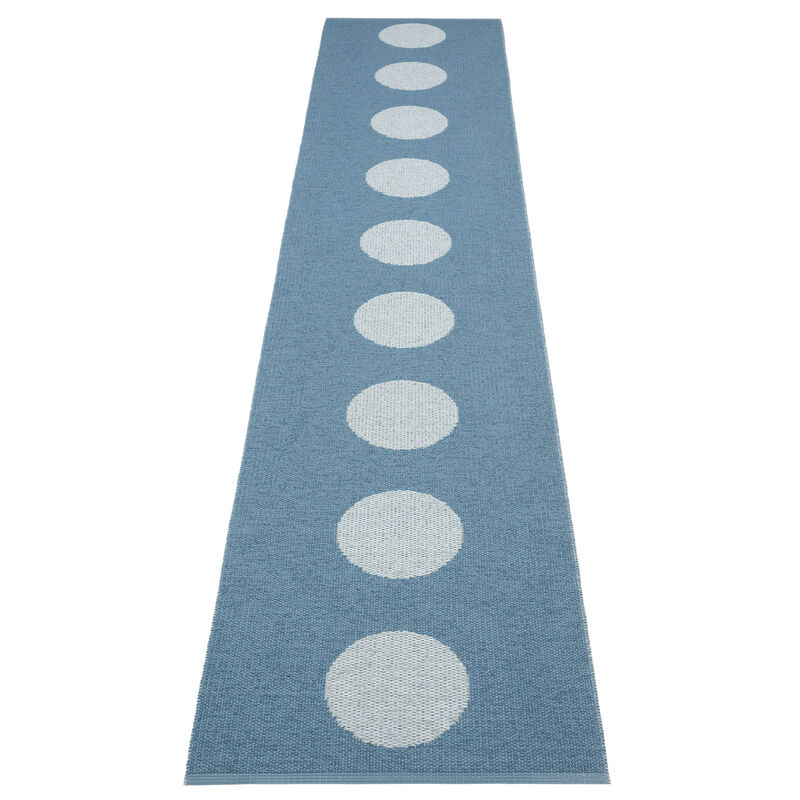 Pappelina Vera Pop Tæppe 70x360 cm, river/blue fog 