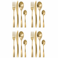 Golden bestickset 16 delar, guld