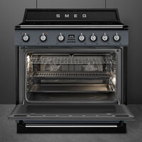 Smeg TR90IPGR Victoria induktionsspis med pyrolys 90 cm, grå