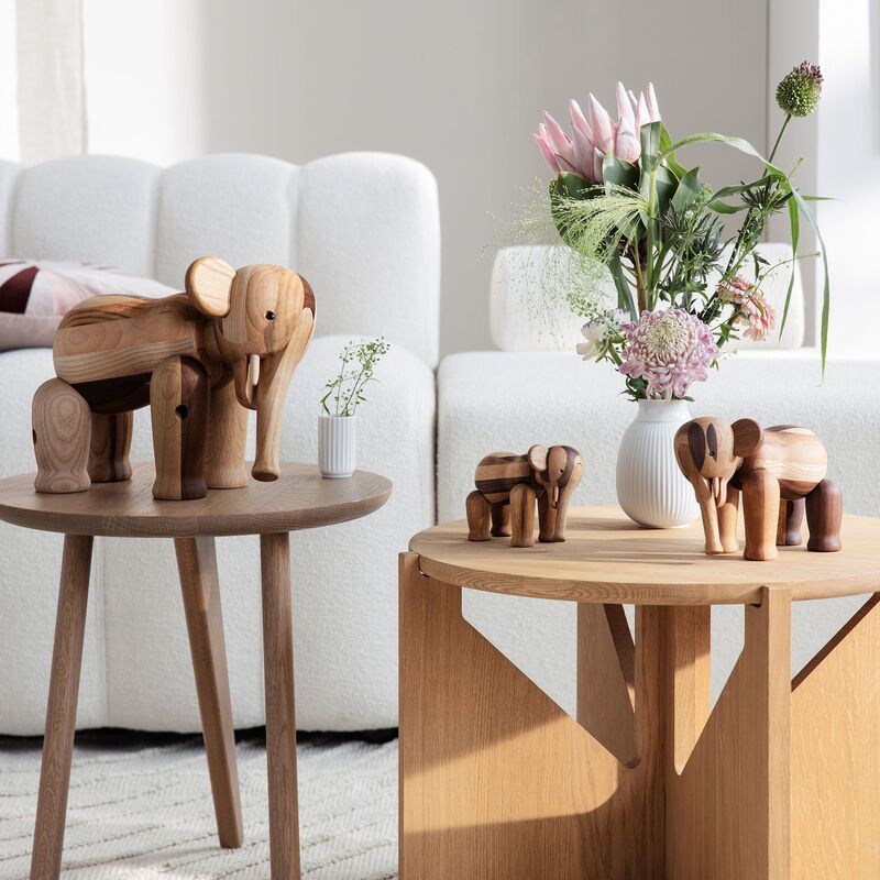 Reworked Anniversary elefant mini, 7,5x12x9,5 cm