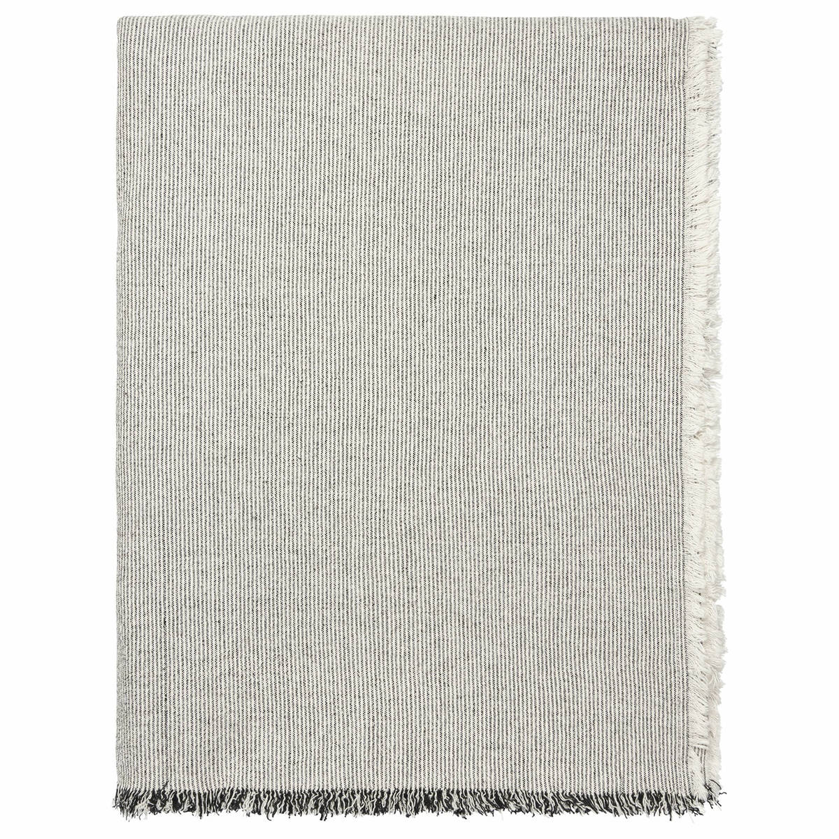 Elouise bordsduk 200x160 cm, svart/offwhite