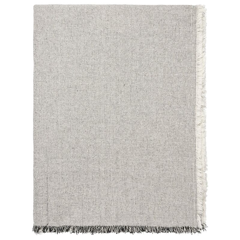 Elouise pöytäliina 200x160 cm, musta/offwhite