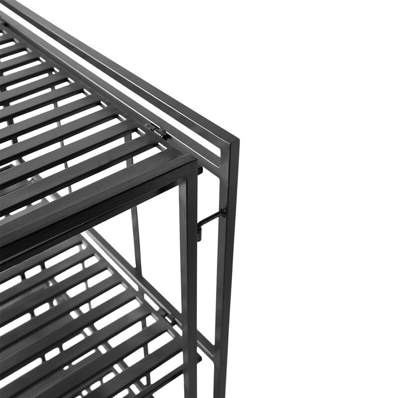 Reol Manhattan högt avlastningsbord, svart