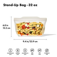 OXO Återanvändbar stående silikonpåse 0,946 liter