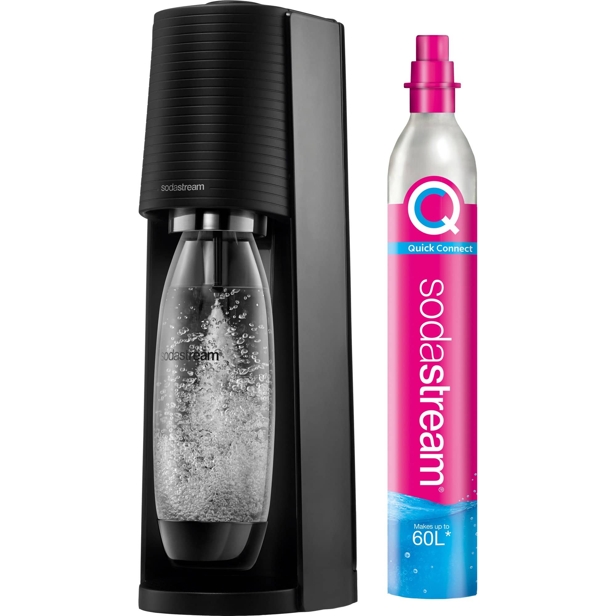 Alternativ bild 0 för SodaStream Terra kolsyremaskin svart med gascylinder