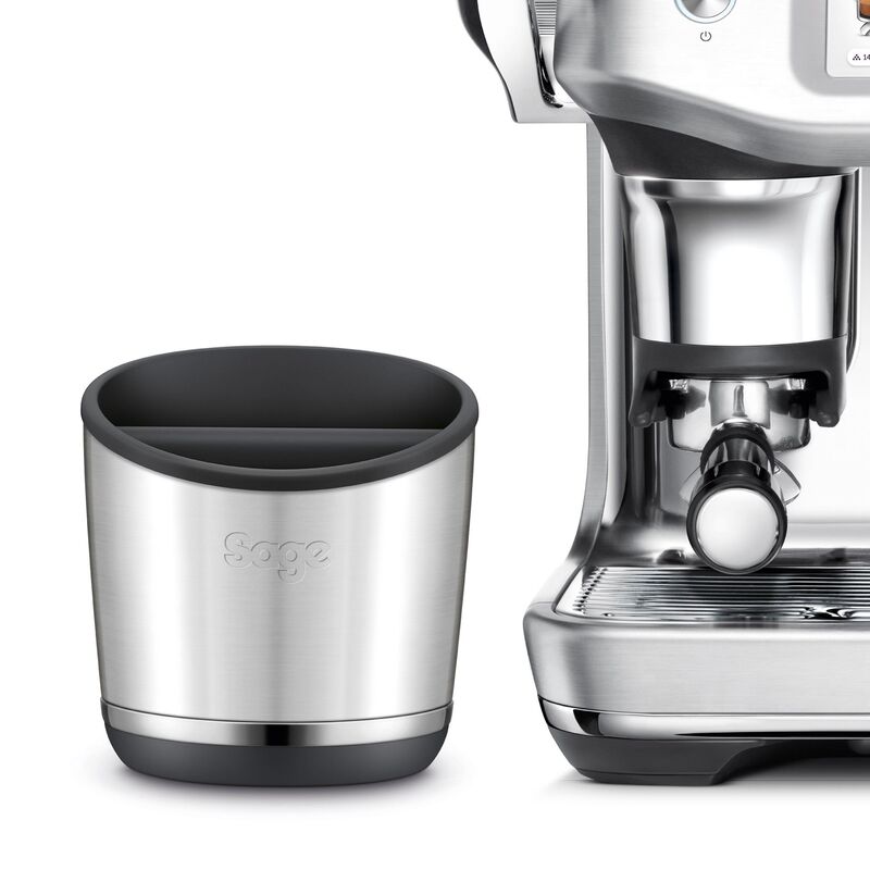 the Knockbox 10™ sumplåda, brushed silver