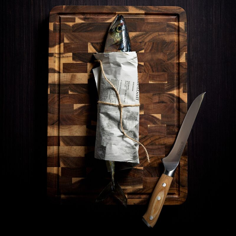 Skärbräda M 40x28x3 cm, akaciaträ