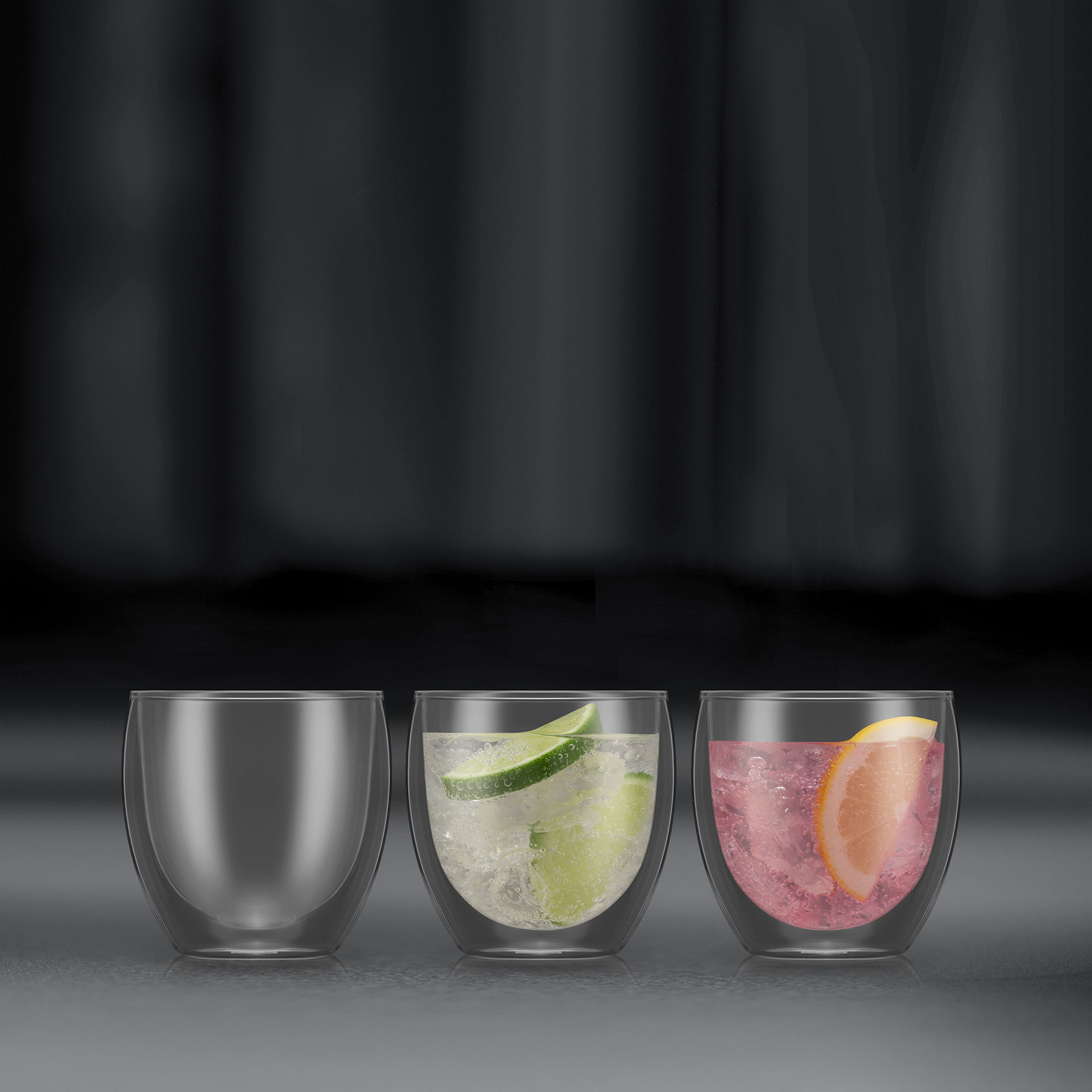 Pavina Dubbelväggigt Glas Small 6 pack