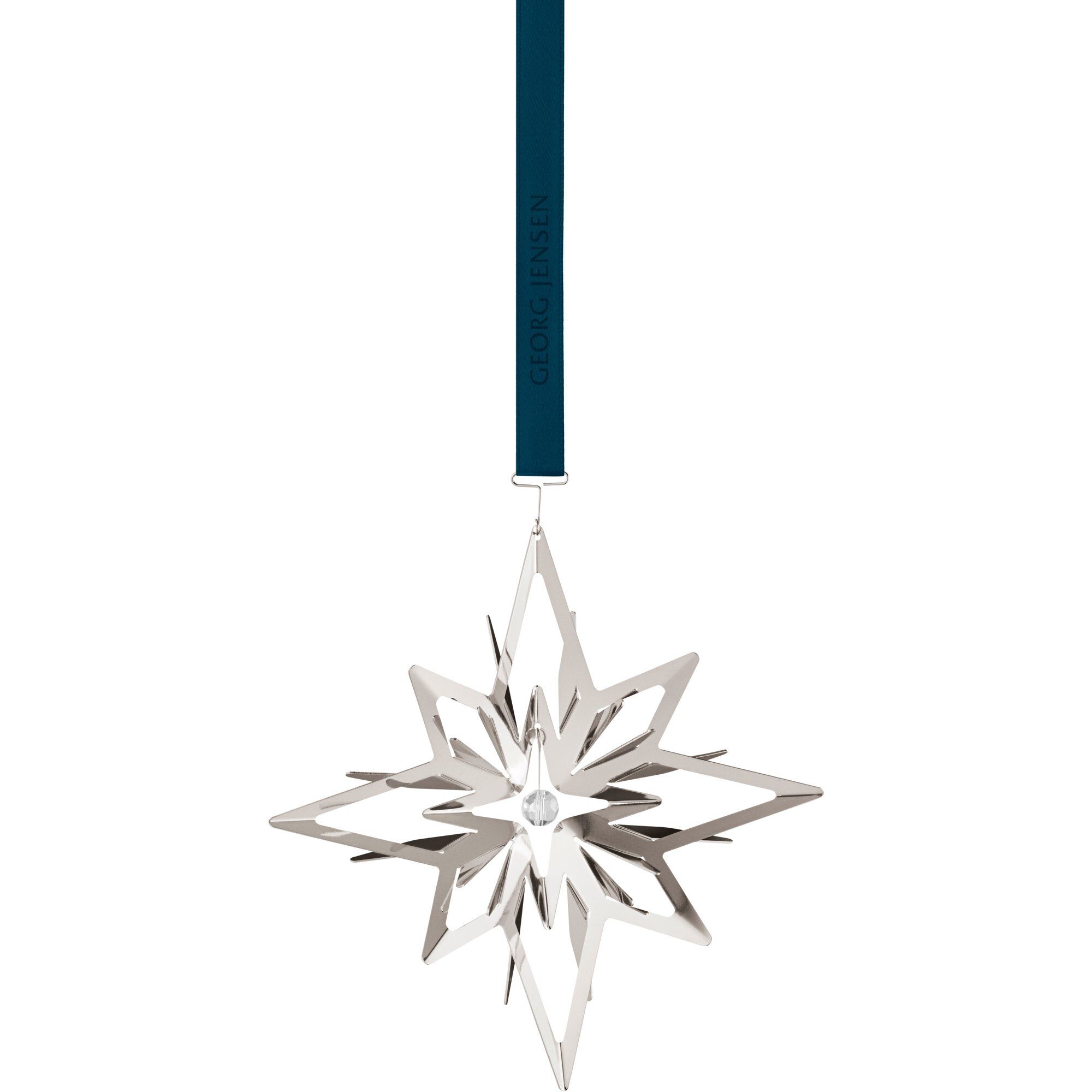 Alternativ bild 1 för Georg Jensen CC 2024 julmobil stjärna, silver