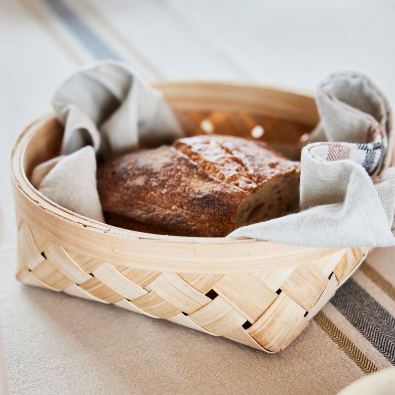 Sporta brödkorg small 22 x 22 cm, natur