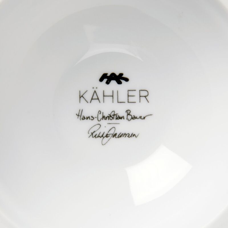 Poppy bordsuppsats vit, Ø 16 cm