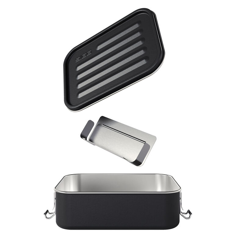 SIGG Gemstone food box 1,1 liter, obsidian