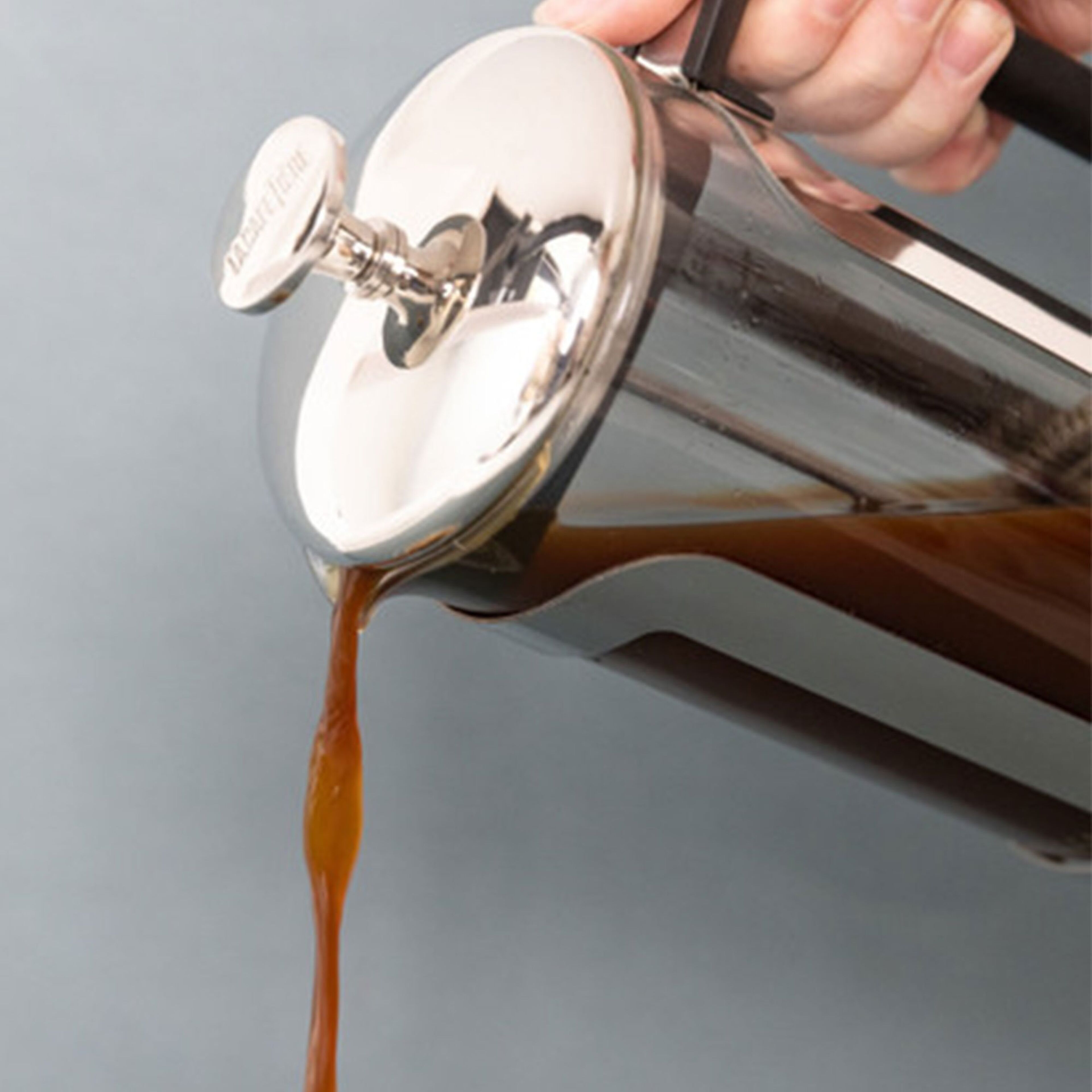 Roma presskanne 6 kopper, rustfritt stål