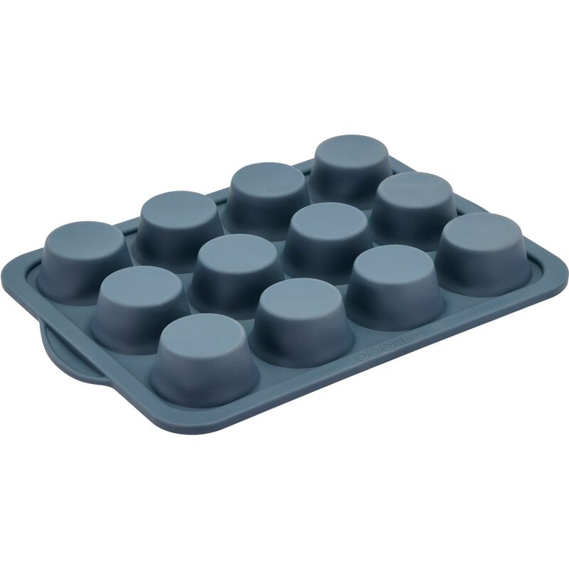 muffinsform 12 st, 33x24x4 cm, indigo