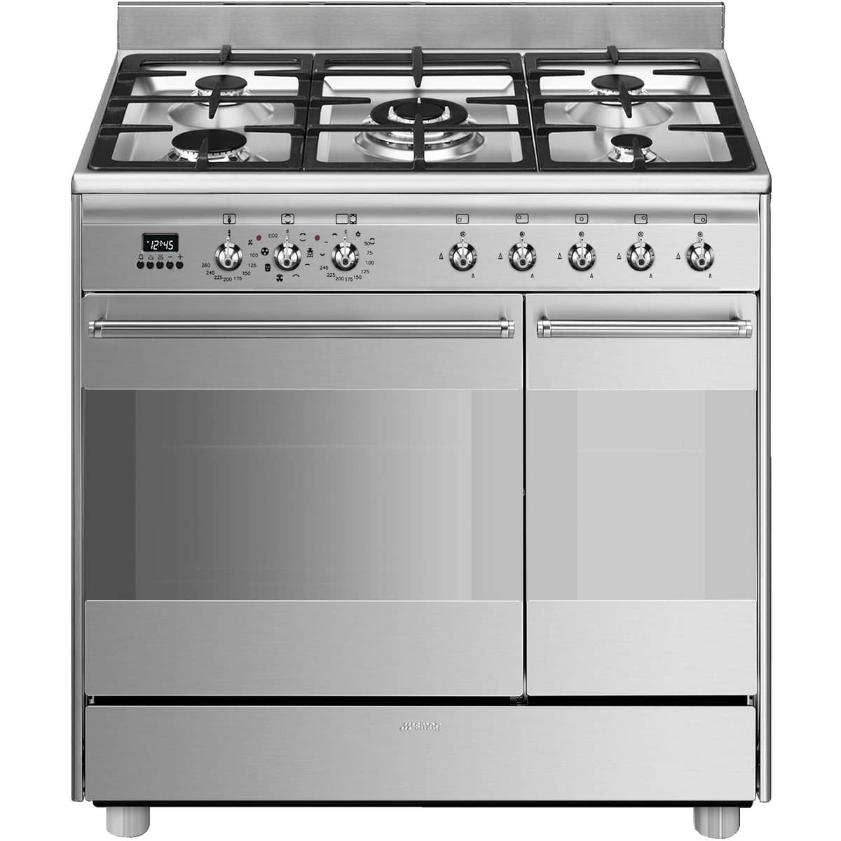 SCB92MX8 rostfri dubbelugn, 90 cm