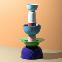 Rhombe Color Skål 11 cm turkis