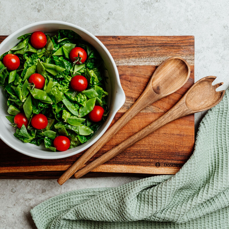 Salaattiottimet 35 cm, akaasia