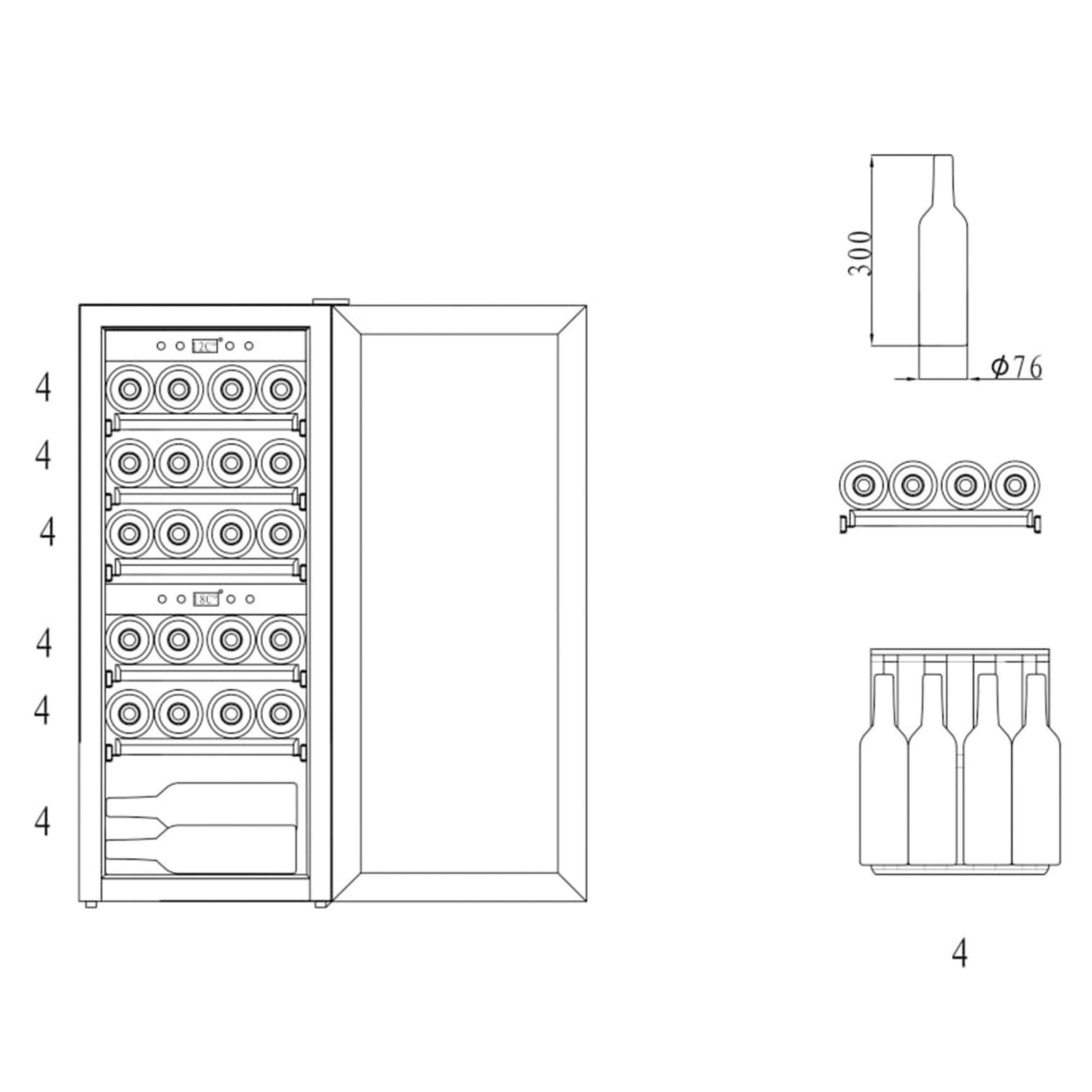 mquvee-wineexpert-24-vinkoeleskab-sw-24s-52963-3