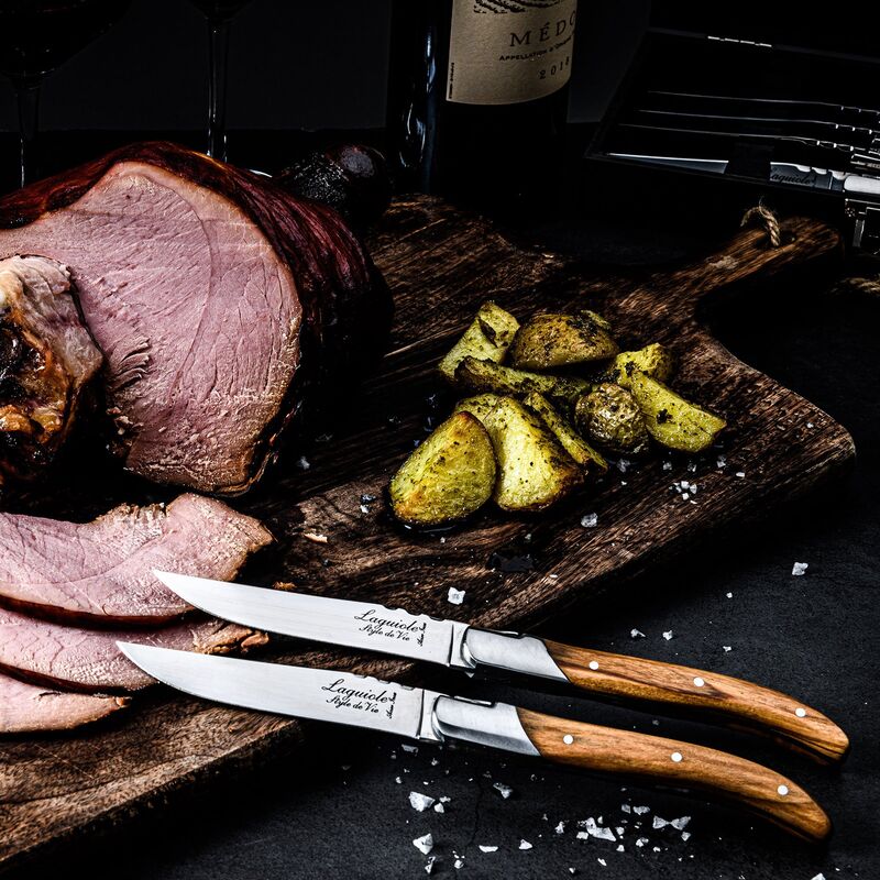 Grillknivar 6-pack, olivträ