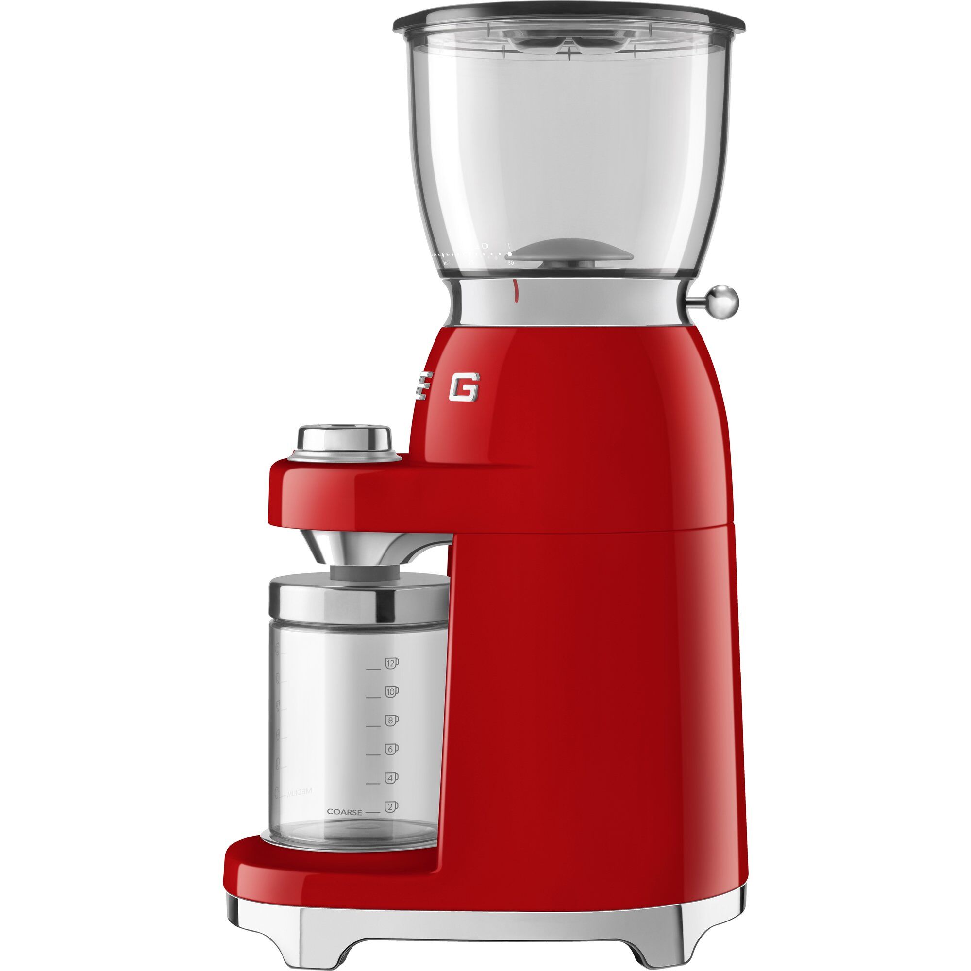 Alternativ bild 1 för Smeg CGF01 Kaffekvarn Röd