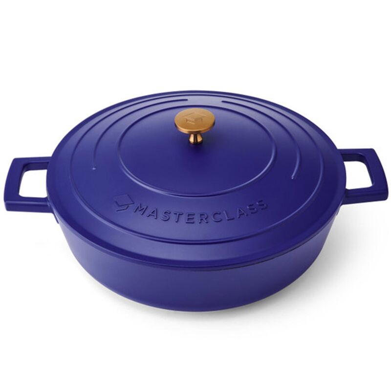 Gryte lav 4 liter, blå