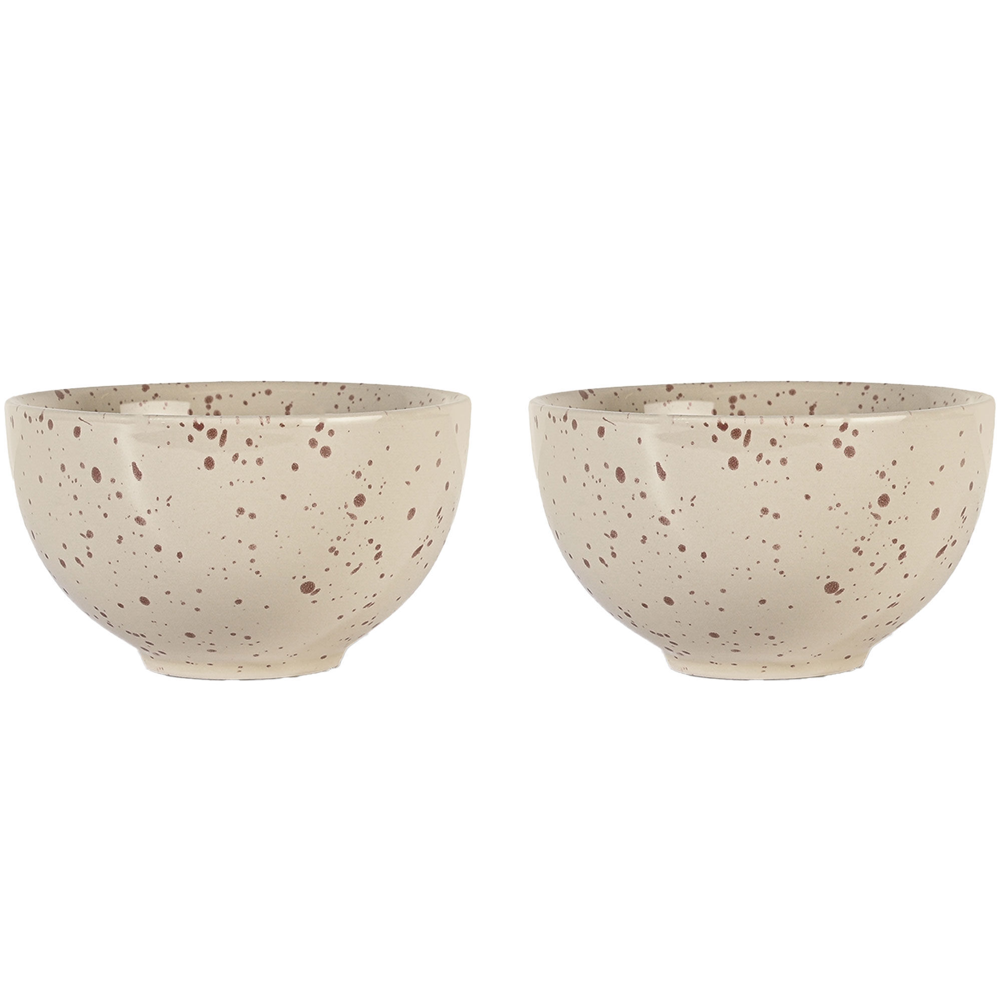 Ditte skål, beige/bordeaux