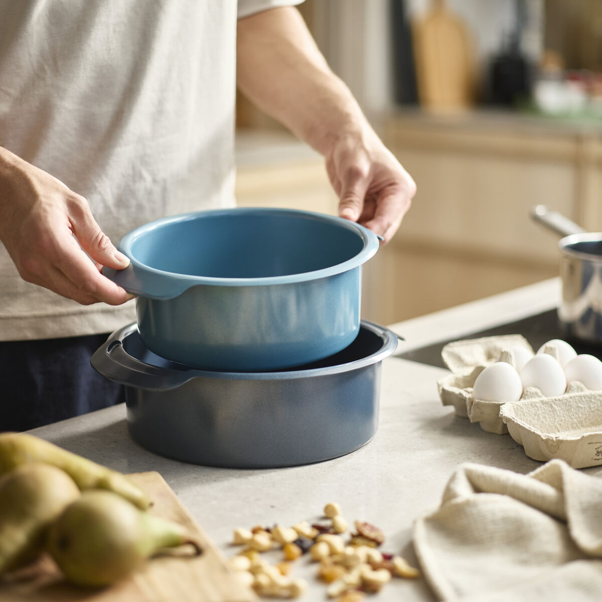 Joseph Joseph Nest Bake rund kakeform, 23 cm