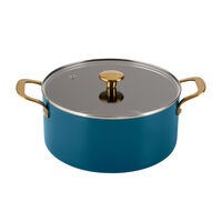 Combekk Stekepanne- og kasserollesett 10 deler, blå