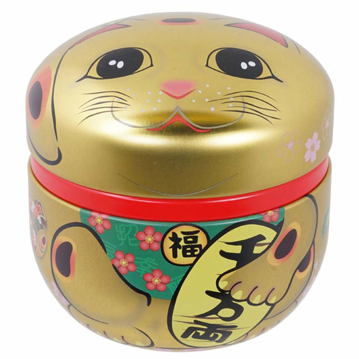 Lucky Cat teepurkki 100 g, kulta