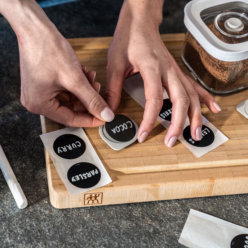 Fresh & Save CUBE etiketthållare, 3-pack