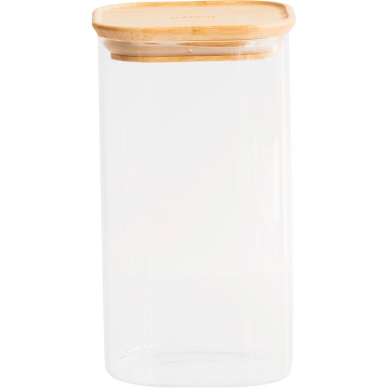 Oppbevaringsglass med bambuslokk 1400 ml