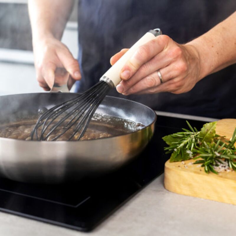 Ballongvisp silikon, almond cream