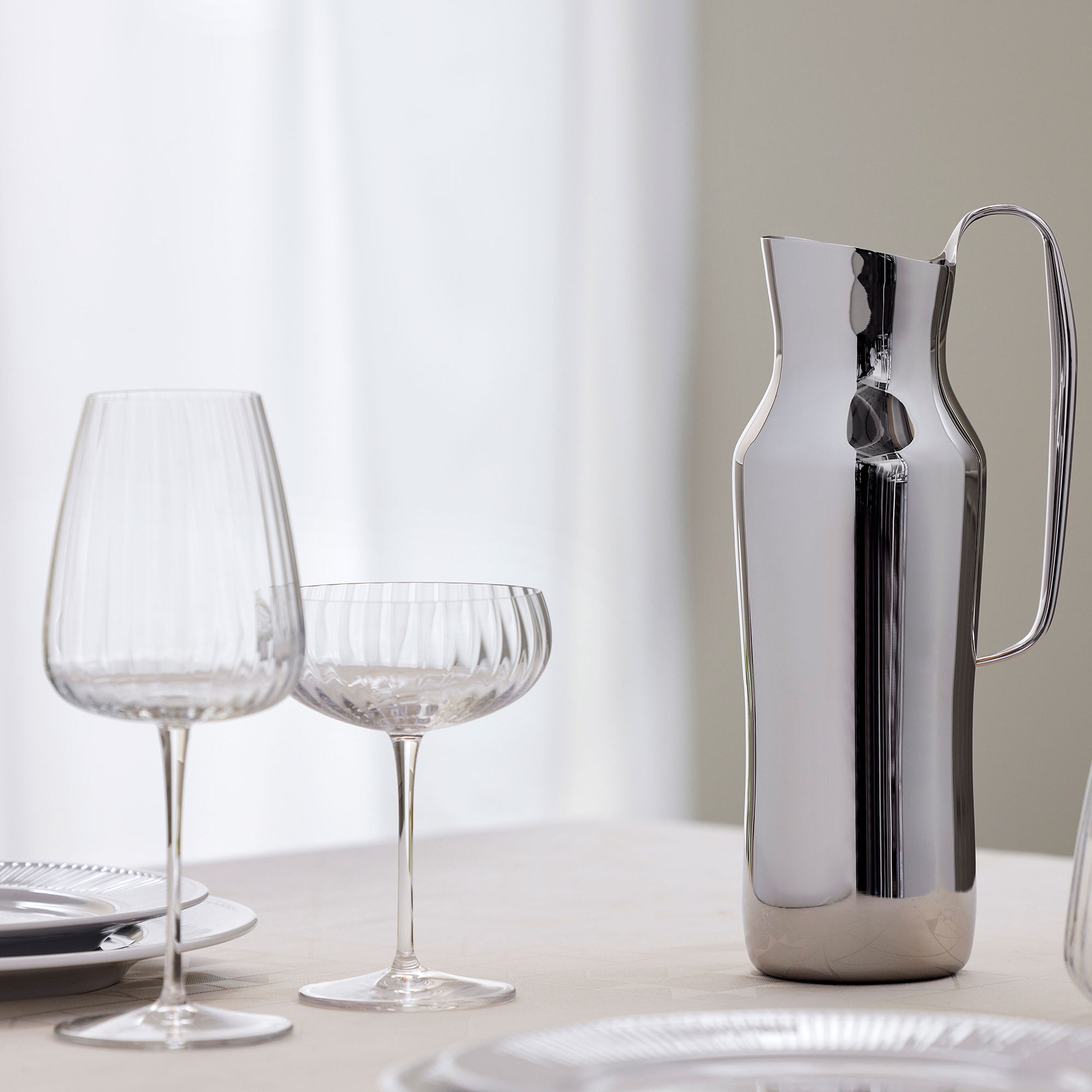 Luigi Bormioli Optica Bordeaux rødvinsglass 4-pakning