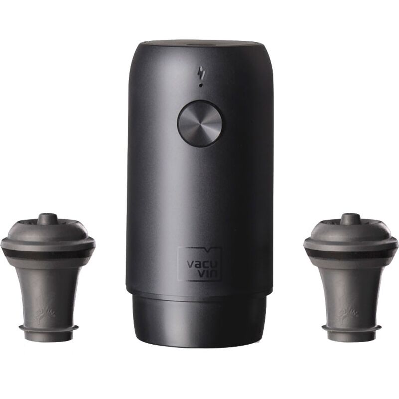 Wine Saver sähköinen viinipumppu, musta