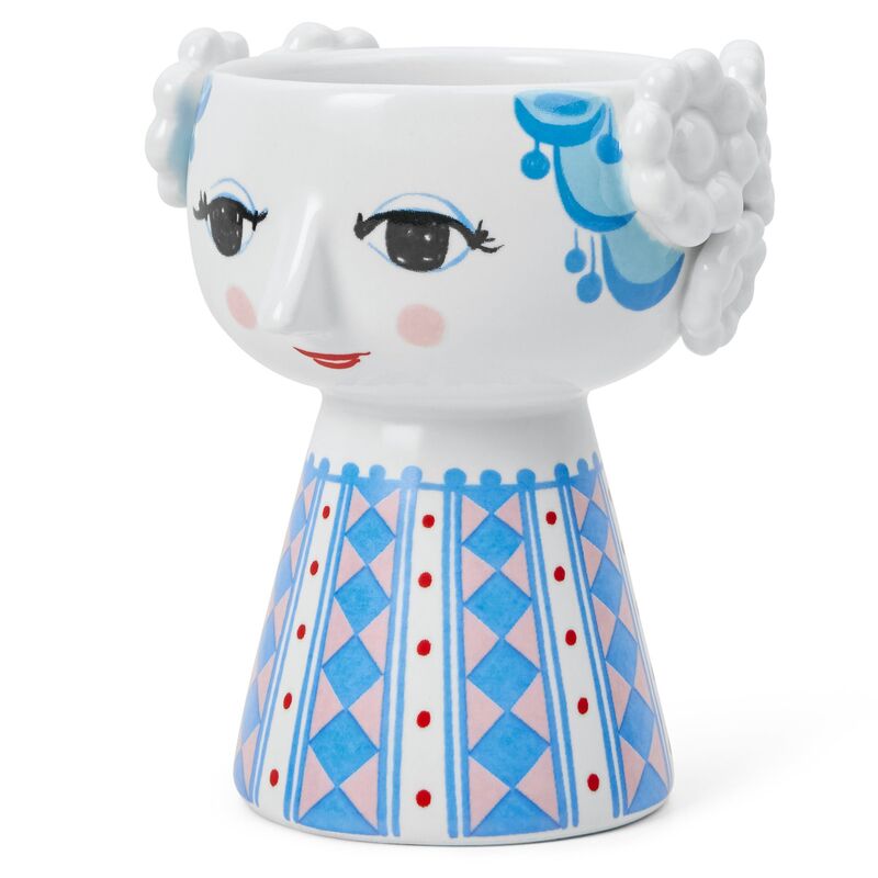 Eva kynttilänjalka 9,5 cm, sininen