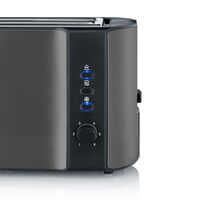 AT 9341 brødrister 4 skiver, dark inox