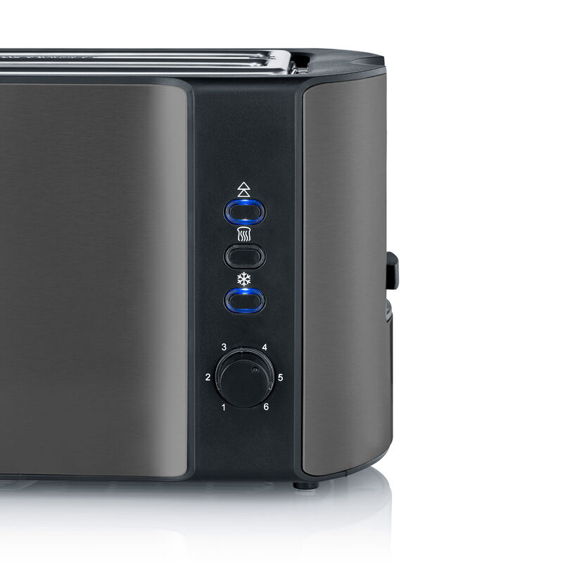 AT 9341 brødrister 4 skiver, dark inox