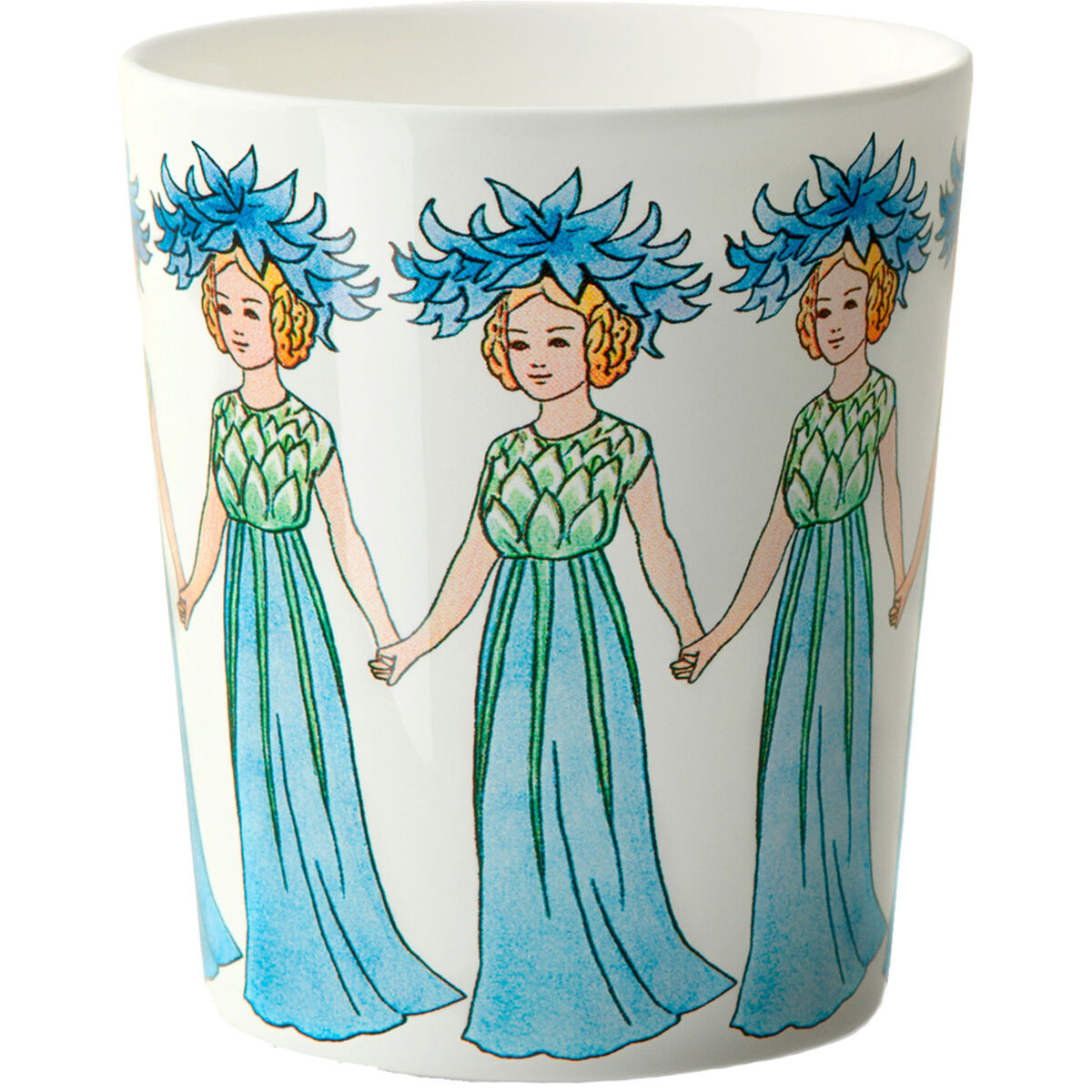Elsa Beskow, mugg 28 cl- Jungfru blåklint