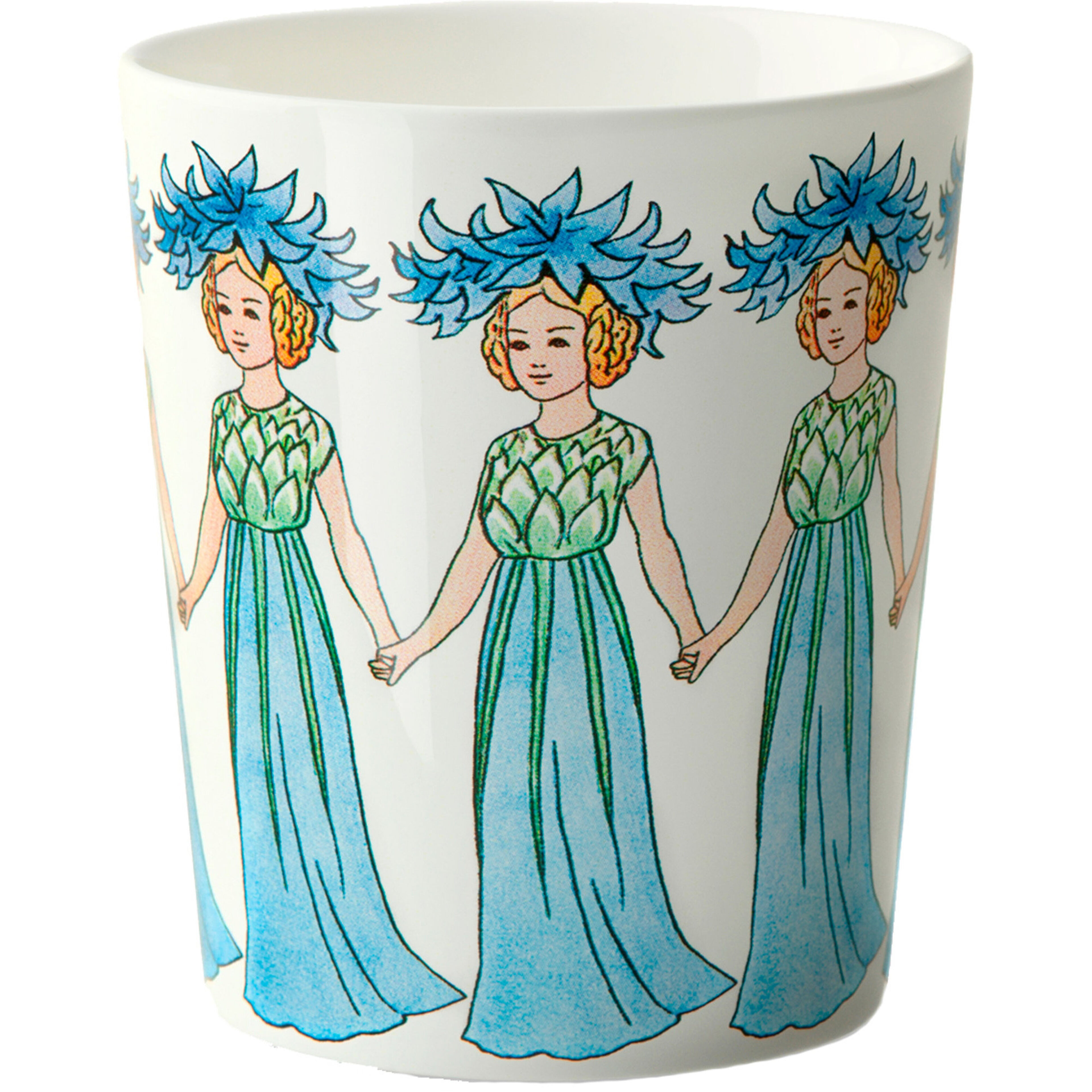 Elsa Beskow, mugg 28 cl- Jungfru blåklint