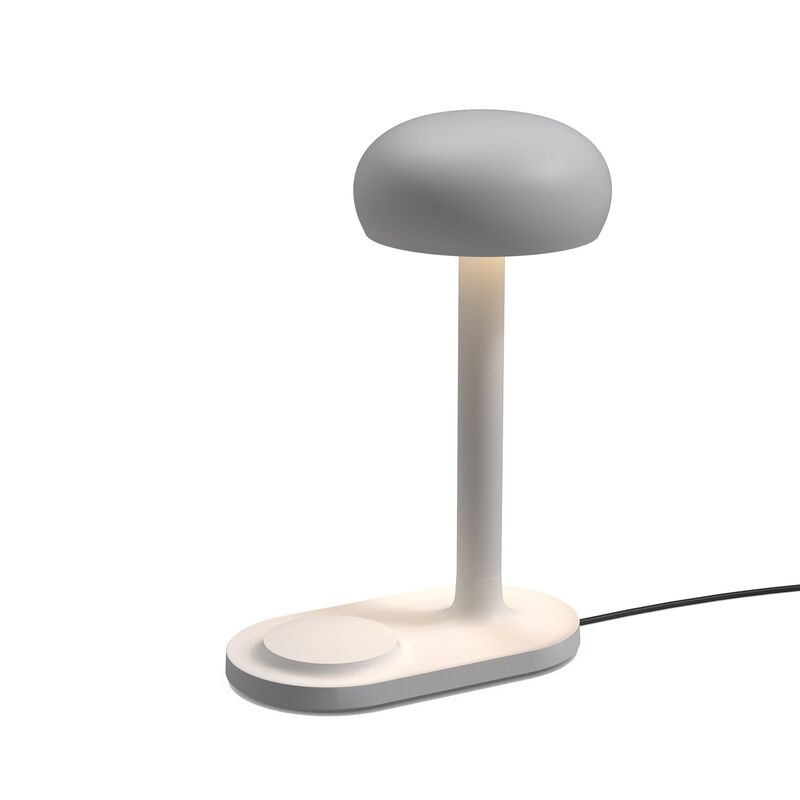 Emendo lampe med Qi trådløs oplader, cloud