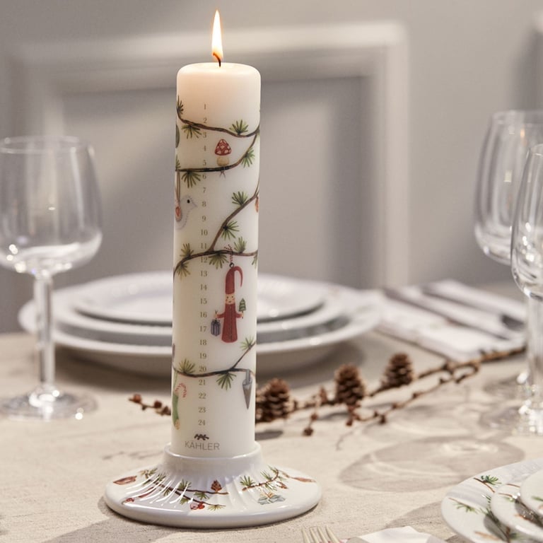 Hammershøi Christmas bloklysestage 13 cm