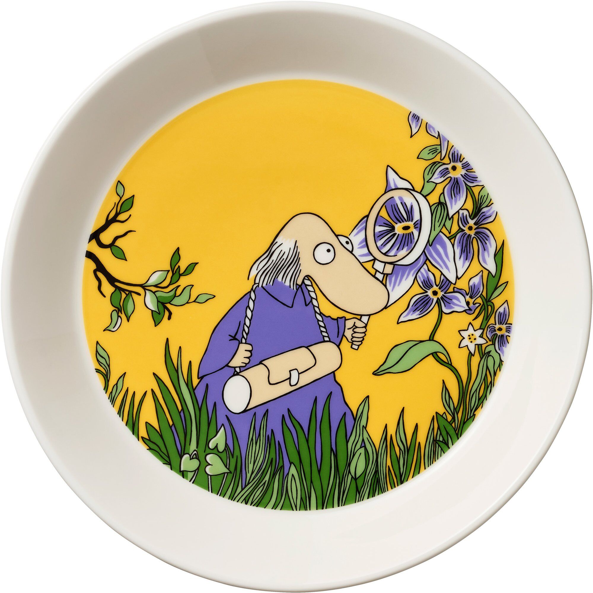 MoominArabia - Mummi asjett 19 cm Hemulen gul