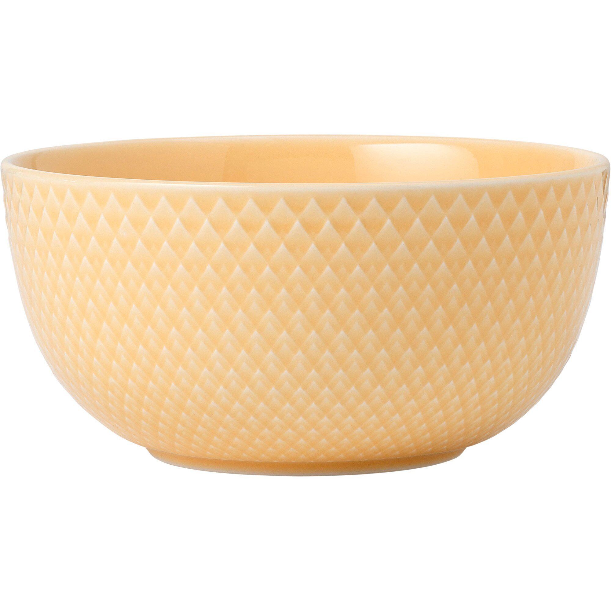 Lyngby Porcelæn - Rhombe Color skål 13 cm sand