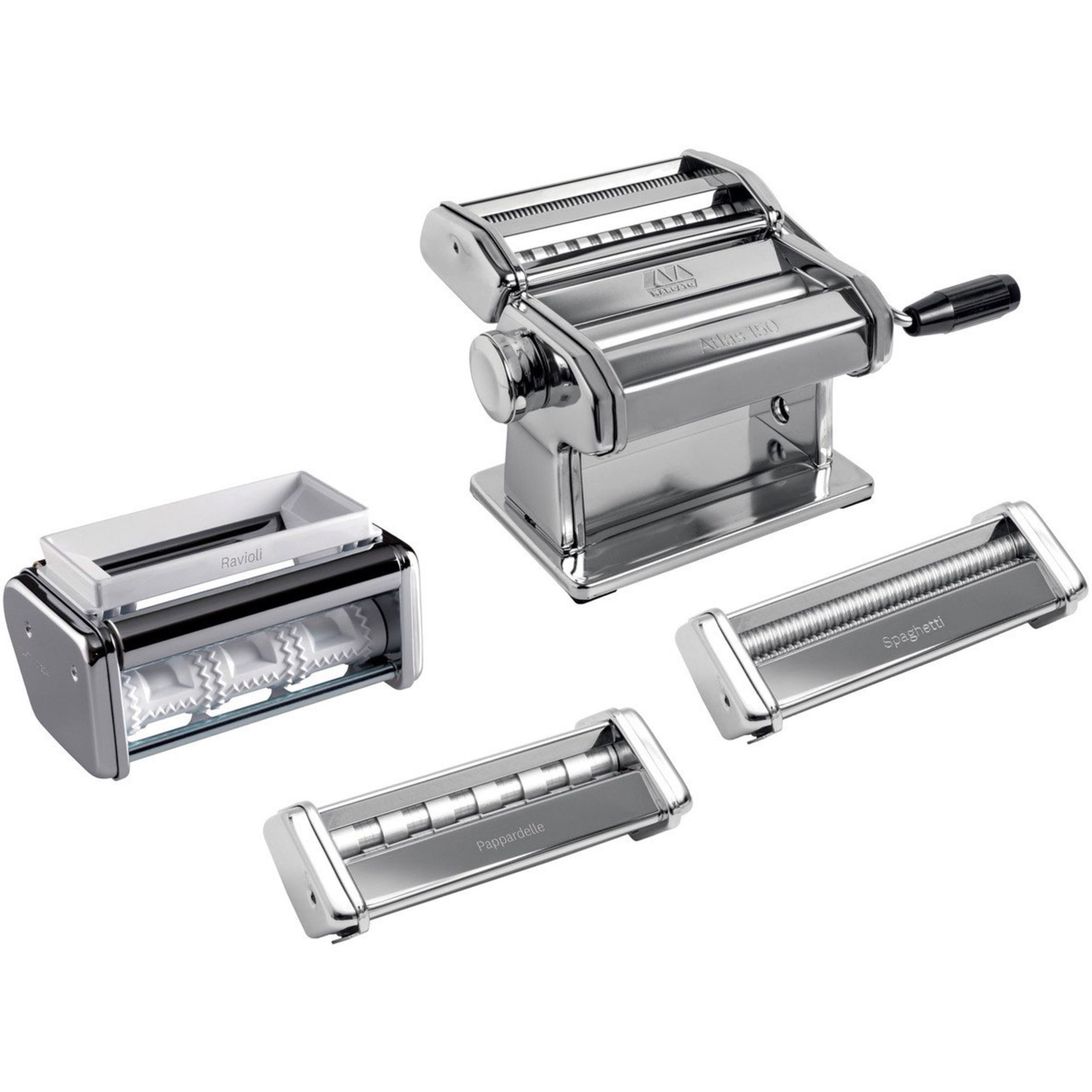 Atlas 150 presentset med ravioli, pappardelle lisce och spaghetti